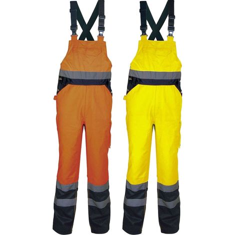 Salopette da lavoro ad alta visibilità Cofra Tuttle - XXXXL - Giallo (1/3)