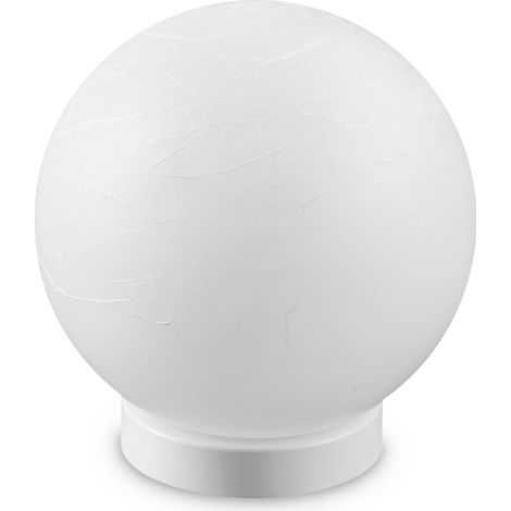 Lumetto Contemporaneo Carta Metallo Bianco 1 Luce E27 25W Ip20