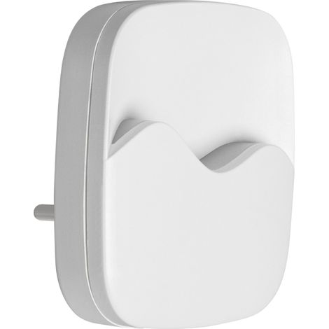 OSRAM LUNETTA Wave veilleuse en plastique blanc, lumière blanc chaud, protection IP20, pour chambre d'enfant et intérieurs (1/5)