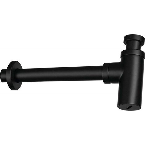 Deante Sifone da lavabo nero opaco design bottiglia