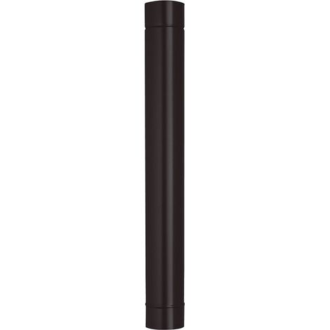 12PZ TUBO PER STUFA A LEGNA PORCELLANATO CLASSIC Col. Nero Ï cm. 12x 25