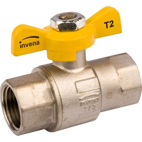 Valvola gas Invena gz-20-015 ottone 0,5 MPa (1/2)