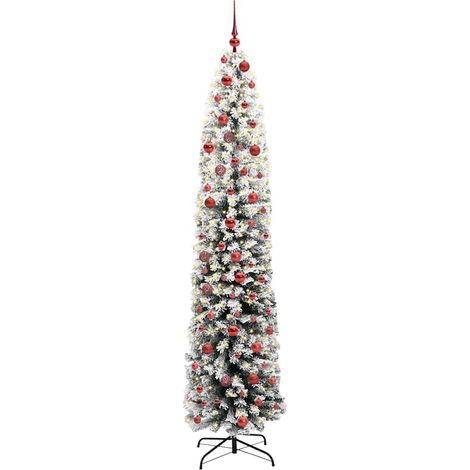 Sapin de Noël,Arbre de Noël artificiel Vert 210 cm PVC et acier et plastique CFW35008 (1/5)