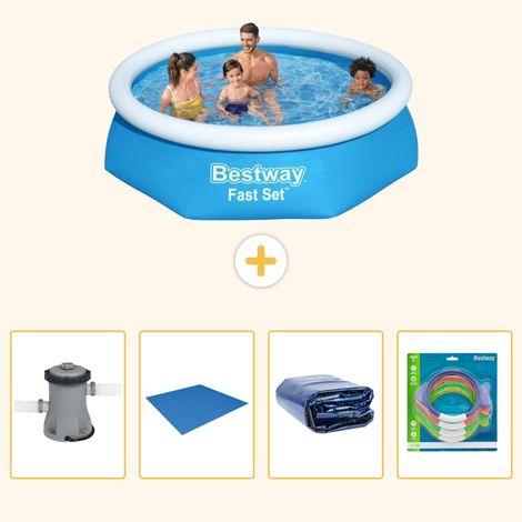Bestway Bestway Fast Set Ronde - 244x61 cm - 5-pièces S220 (1/5)