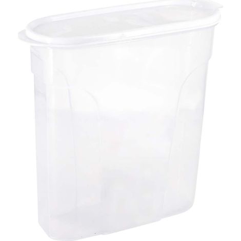 Barattolo con coperchio dosatore 4L Bianco 25,5x10,5x26,5cm 7house