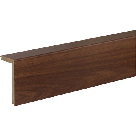 Rohrabdeckleiste FRA02 MDF Walnuss dunkel 50 x 100 x 2400 mm foliert - Neuhofer (1/3)