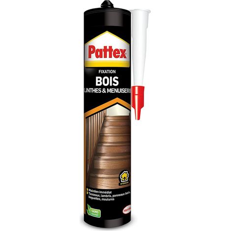 Pegamento de fijación para madera, zócalos y carpintería, 380 g