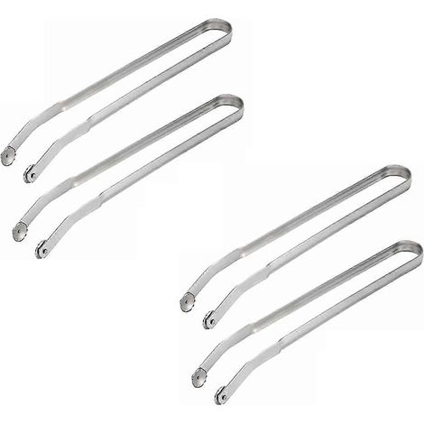 Grill-Wurstwendezange, Grillzange, Grillbesteck 4-teilig