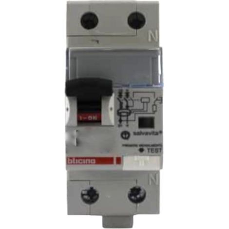 Differenziale Magnetotermico CLASSE A 1P+N 0,03 32A  -  Bticino