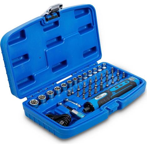 Tournevis sur Batterie 41 pcs - Jeu d'Embouts et Douilles - Polyvalent et Pratique, Zones Difficiles - D-Work (1/5)