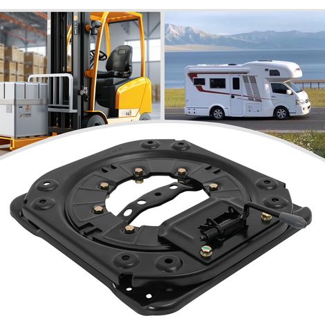 Siège pivotant pour camping-car Base pivotante pour siège lourd Base pivotante en acier pour siège pivotant Capacité de charge maximale de 286,6 livres