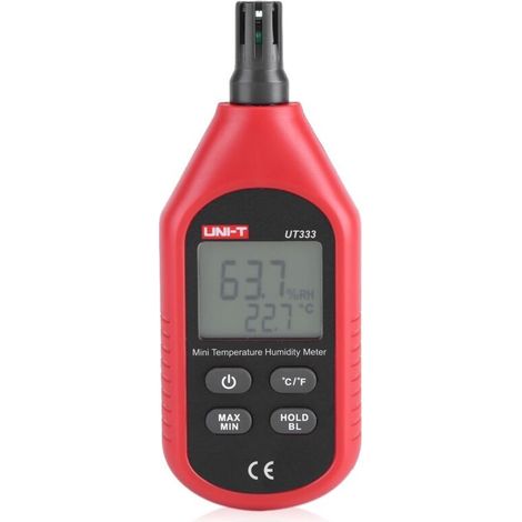 Termómetro higrómetro LCD portátil UT333, medidor digital de temperatura y humedad del aire (1/5)