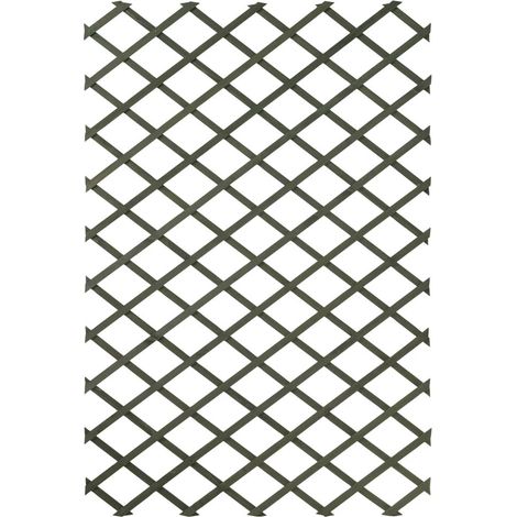 Celosía de jardín Nature 100 x 200 cm Madera Verde