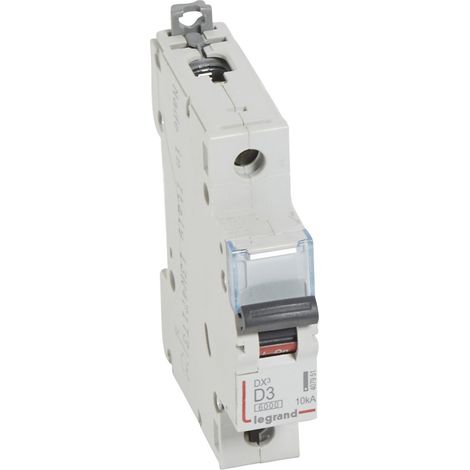 DISJONCTEUR DX3 1P D3 6000A/10KA LEGRAND 407951