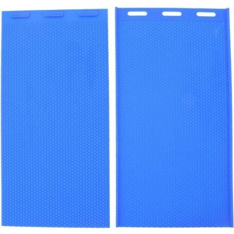 2-teilige Silikon-Bienenwachsplatten-DIY-Form, weiche Pressplattenform, Werkzeuge, Bienenwachs-Prägemaschine für die Imkerei (1/5)