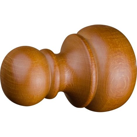 TERMINALE LEGNO CHYC BL2 TEAK - 28 MM