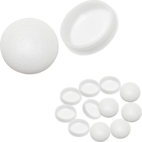 25 Pièces Caches Trou Rond, Bouchons en Plastique, Cache Trou Meuble Blanc, Cache Trou, Capuchon de Protection pour Trous de Perçage, 18MM (1/5)