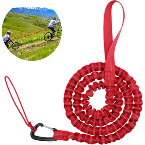 Sangle de remorquage pour vélo enfant, attache solide, compatible tous vélos, idéale pour balades en famille ou entre amis (1/5)