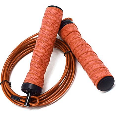 Corde À Sauter Vitesse - Roulements À Billes Anti-Emmêlement - Poignées Antidérapantes - Pour Fitness Et Cardio - Rose - 1 Pièce (1/5)