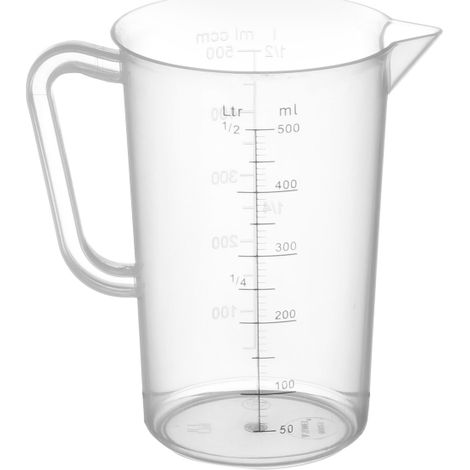 Gobelet doseur en polypropylène gradué 0,5 l - Hendi 567104 (1/2)