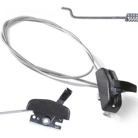 Manette gaz universelle avec couvercle plastique L. 1,25 m (1/4)