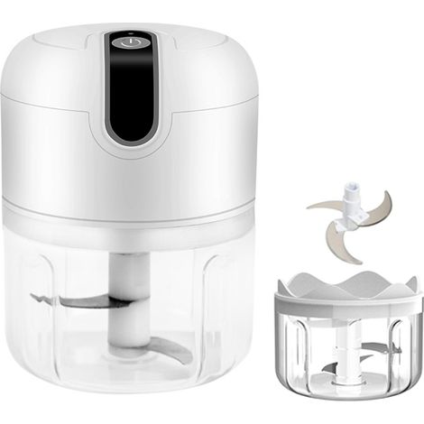Hachoir de cuisine électrique sans fil acier inoxydable 250 ml (1/4)
