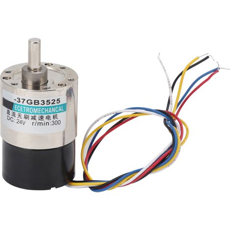 Moteur sans balais DC 24V à couple élevé CW/CCW XD‑37GB3525 300 tr/min pour micro mécanique (1/5)