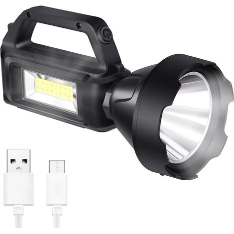 Seitliche Taschenlampe, Solarladung, IPX4 wasserdicht, geeignet für die Outdoor-Campingbeleuchtung (1/5)