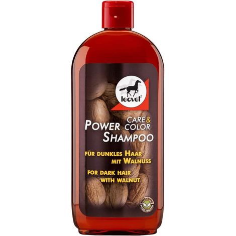 Leovet Power ShampooWalnuss 500 ml Pferdeshampoo Walnuss Dunkles Haar