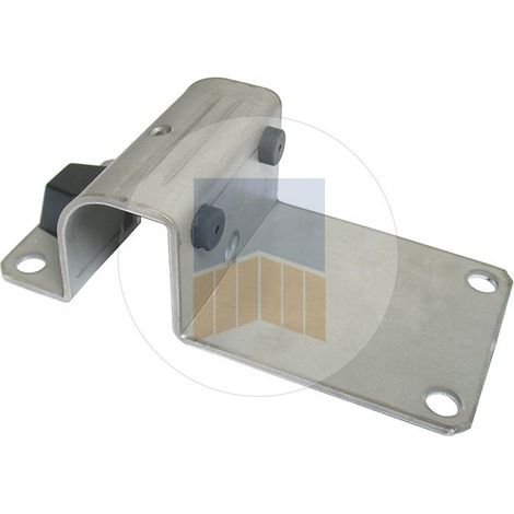 Portac – Sabot en inox pour portail motorisé – Résistance à la corrosion – Hauteur 50 mm – Fixation simple pour usage intensif