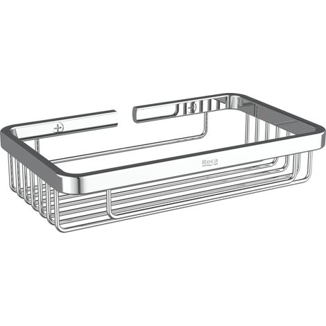 ROCA Contenedor HOTELS de rejilla 200x120 mm cromado (1/5)