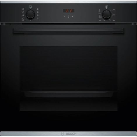 Bosch Serie 4 HBA234BB3. Dimensione del forno: Media, Tipo di forno: Forno elettrico, Capacità interna forno totale: 71 L. Posizionamento dell'apparecchio: Da incasso, Colore del prodotto: Nero, Ti... (1/5)