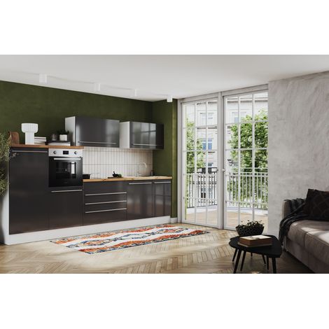 Cucina Angolo Cottura Piano Cottura A Induzione Cappa Backdraft Grigio Gabriel 320 Respecta (1/4)