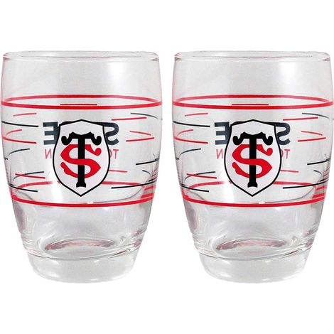 Set de 2 verres Stade Toulousain