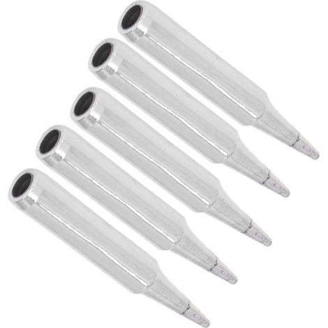 Kit de 5 pointes de fer à souder BGA pour station d'outils, têtes de soudage en cuivre, série 900M (type cône B) (1/5)