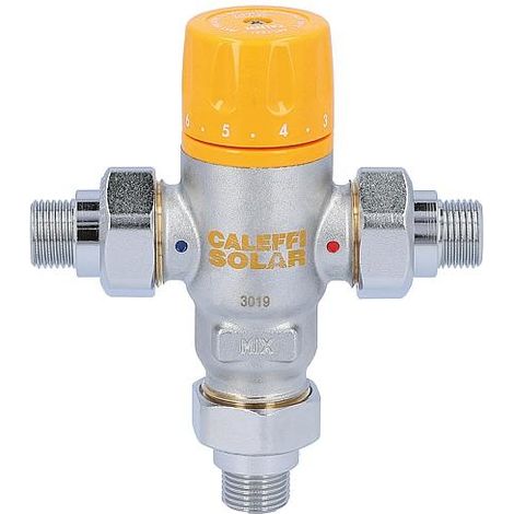 Mitigeur thermostatique Solaire chromé 30-65°C, DN20 (3/4") mâle 20/27