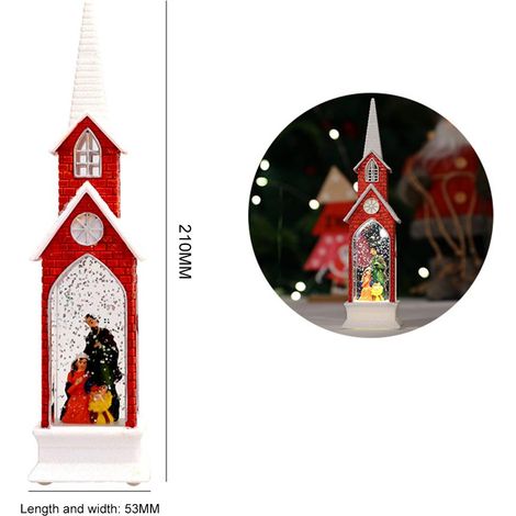 Lanterne de Noël décorative pour table ou meuble (1/5)