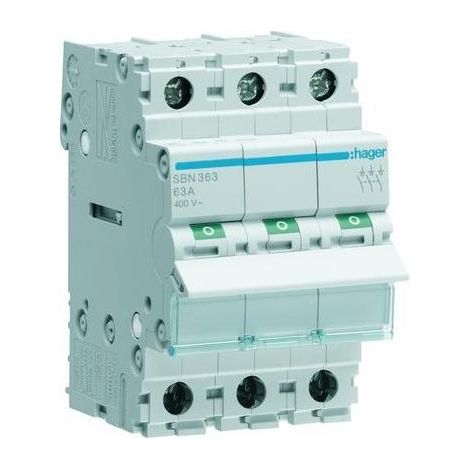 Hager Ausschalter 3P 63A SBN363 (1/5)