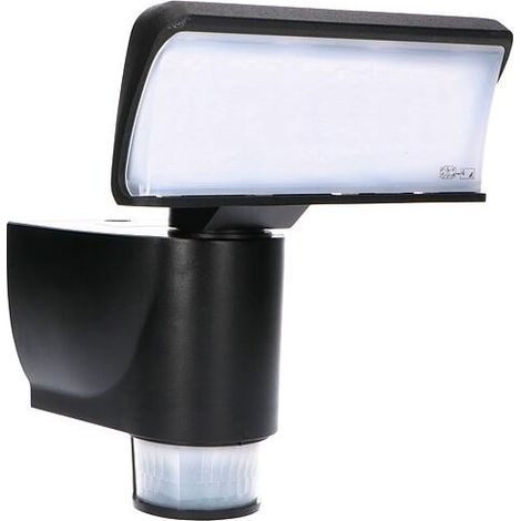 Projecteur LED suivi de mouvement IP44 18 W 1400 lm 4000 K Noir (1/5)