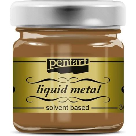 Pentart métal liquide 30 ml brun