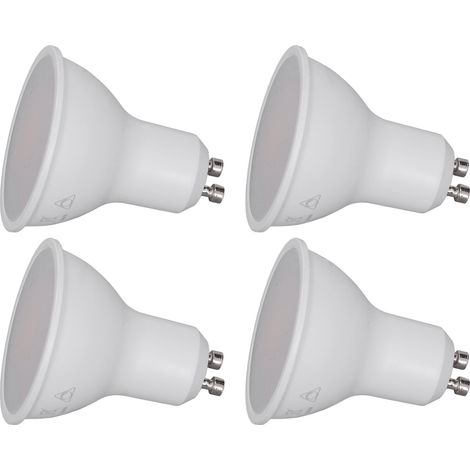Ampoule LED Intelligente Graffiti WiFi, Spot Dimmable RGB, Minuterie via Application, Lot de 4, 220-240V, Éclairage Connecté Multicolore (1/5)