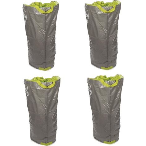 Lot de 4 SACS DE JARDIN MULTIFONCTIONS Utra Résistant - POLYÉTHYLÈNE - 270 L (1/2)