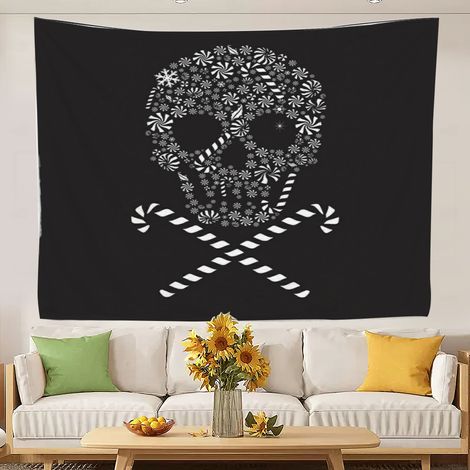 Tapisserie murale tendance pour chambre d'adolescente, idéale pour la décoration intérieure. 100x75cm (1/5)