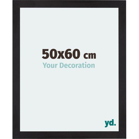 yd. - Cadre photo 50x60 - Noir Grain de Bois - MDF - Mura (1/5)