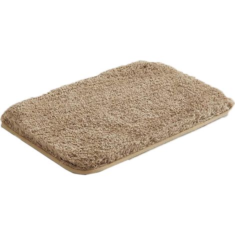 Tapis De Salle De Bain - 40 X 60 Cm - Absorbant Non Glissant Haut Velours - Pour Entrée Salle De Bain Séjour (1/5)