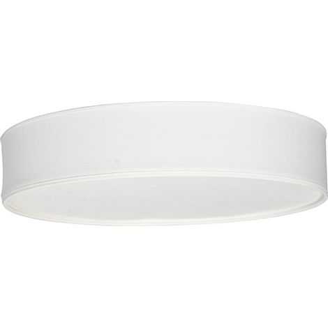Belid Soft - Plafonnier LED à 1 Lumière, Lin Blanc, E27