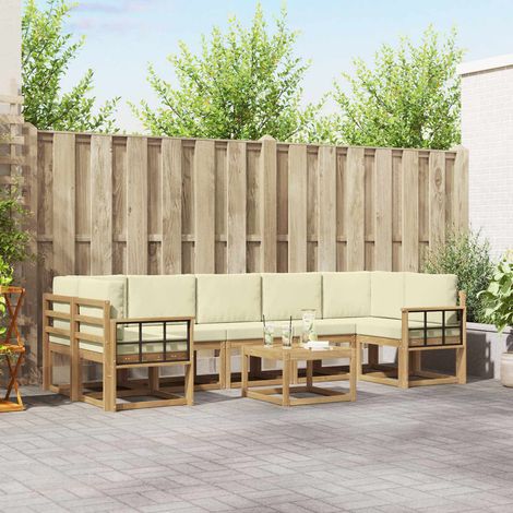 vidaXL Outdoor-Sofagarnitur 6 pcs (1/5)