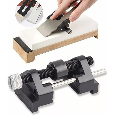 Pièce - Guide d'affûtage en acier inoxydable - Outil de menuiserie - Outil pour affûter les lames de ciseaux à bois (1/4)