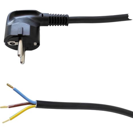 HELU 87142-1 alimentation Cordon électrique noir 5 m