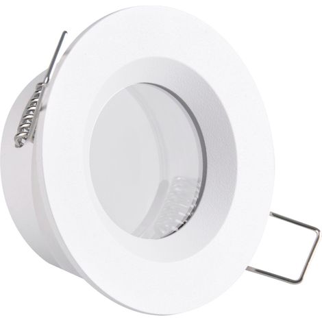 Faretto da incasso bianco opaco IP44 MR16 12V Polux (1/5)